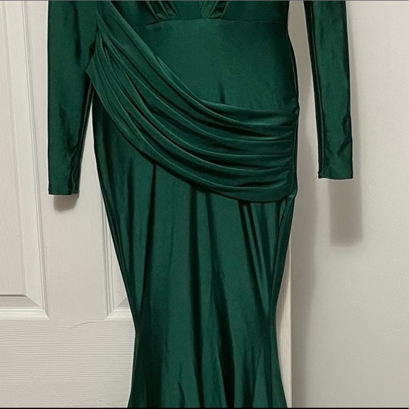 Jessica Angel Evening Gown - Hunter Green - Picture 3 of 4